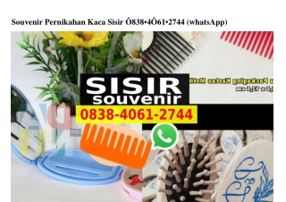 Souvenir Pernikahan Kaca Sisir O838 4O61 2744[wa]