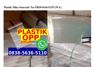 Plastik Mika Souvenir Tas Ö838–5636–511Ö[wa]
