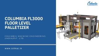 Columbia FL3000 Floor Level Palletizer