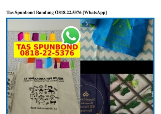 Tas Spunbond Bandung Ö818•22•5376[wa]