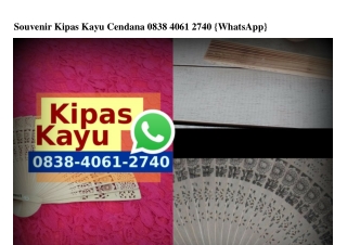 Souvenir Kipas Kayu Cendana 0838~4061~2740[wa]