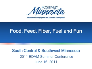 Food, Feed, Fiber, Fuel and Fun