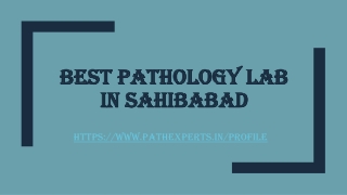 Best pathology lab in Sahibabad