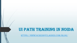 UI Path Training in Noida