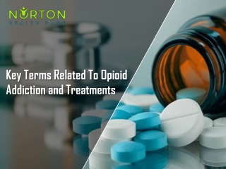 Key Terms Related To Opioid Addiction and Treatments