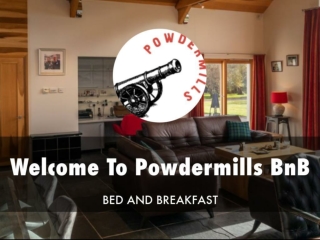 Information Presentation Of Powdermills BnB