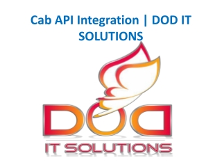 Cab API Integration | DOD IT SOLUTIONS