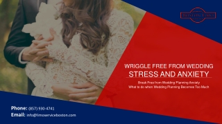 Wriggle Free From Wedding Stress and Anxiety - Boston Wedding Limos