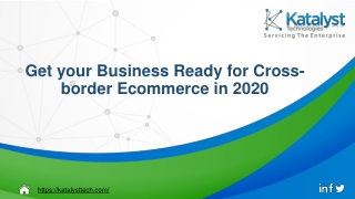 Get your Business Ready for Cross-border Ecommerce in 2020
