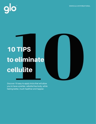 10 TIPS TO ELIMINATE CELLULITE