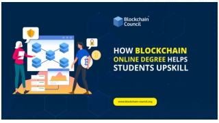 How the Blockchain Online Degree helps students upskill?