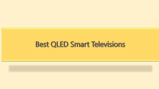Best QLED Smart Televisions