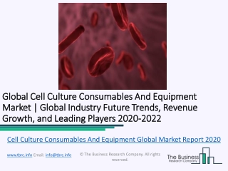 Global Cell Culture Consumables And Equipment Market Report 2020