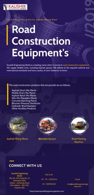 High Grade Road Construction Equipments