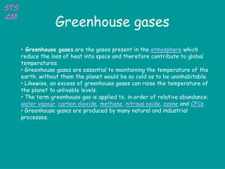 Greenhouse gases