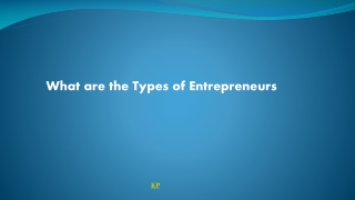 types of Entrepreneurs