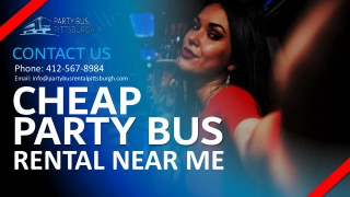 Cheap Party Bus Near Me