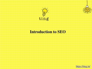 Introduction to SEO