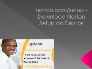 norton.com/setup -  Install Norton Setup on My Device