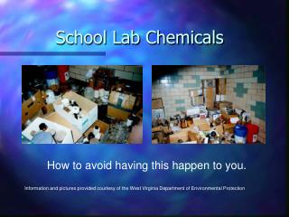 School Lab Chemicals