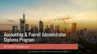 Payroll Administrator Diploma Program