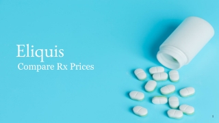 Online Price Comparison Eliquis (Apixaban)