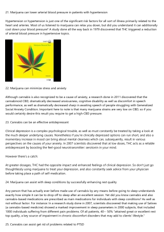 50  Extraordinary  Health Benefits of  Pot -  Unrealized  Health Benefits of Marijuana and Its Cannabinoids that Are Bac