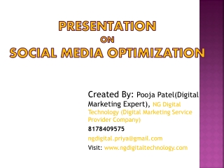 Social Media Optimization (SMO) PDF