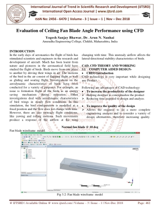 Evaluation of Ceiling Fan Blade Angle Performance using CFD