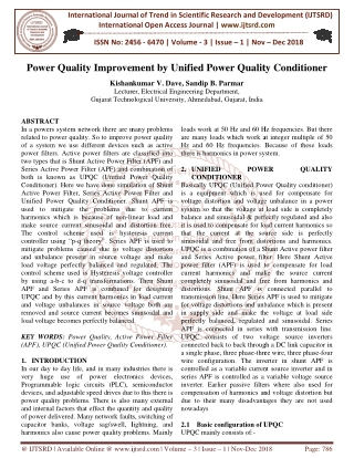 Power Quality Improvement by Unified Power Quality Conditioner