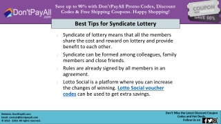 Get Latest Lotto Social Promo codes for 2020