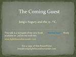 The Coming Guest