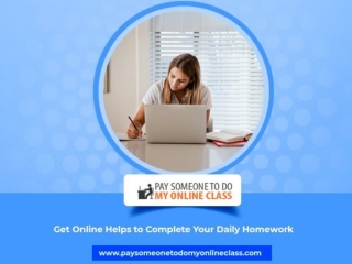 Get Online Helps to Complete Your Daily Homework