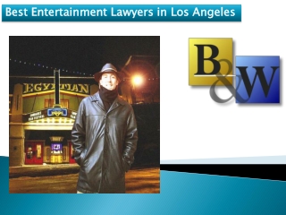Best Entertainment Lawyers in Los Angeles