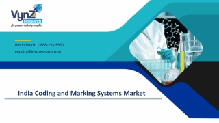 India Coding and Marking Systems Market – Analysis and Forecast (2019-2024)