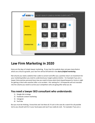 Evergreen Law Firm Marketing Tips