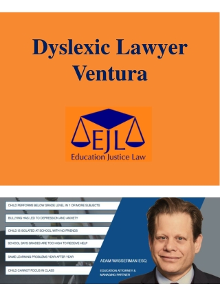 Dyslexic Lawyer Ventura