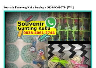 Souvenir Pemotong Kuku Surabaya 0838~4061~2744[wa]