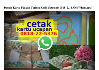 Desain Kartu Ucapan Terima Kasih Souvenir 0818–22–5376[wa]