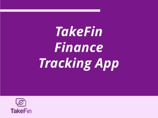 TakeFin Finance - Business/Personal Finance Tracking App