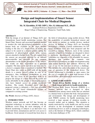 Design and implementation of Smart Sensor Integrated Chair for Medical Diagnosis