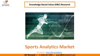 Sports Analytics Market Size- KBV Research