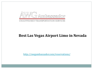 Best Las Vegas Airport Limo