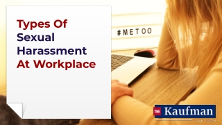 Types Of Sexual Harassment At Workplace