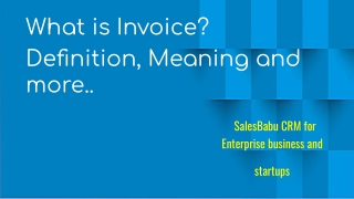 What is Invoice? Definition, Meaning and more..