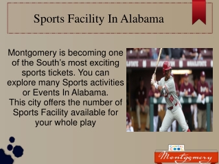 Top Sports Facility in Alabama