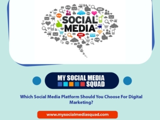Which Social Media Platform Should You Choose For Digital Marketing?