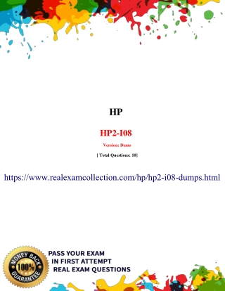 Latest HP2-I08 Exam Questions - Free HP2-I08 Full Training