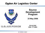 Source Development Program 23 May 2006