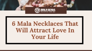 Find Out The Best Mala Necklaces Which Will Attract Towards Your beloveds!